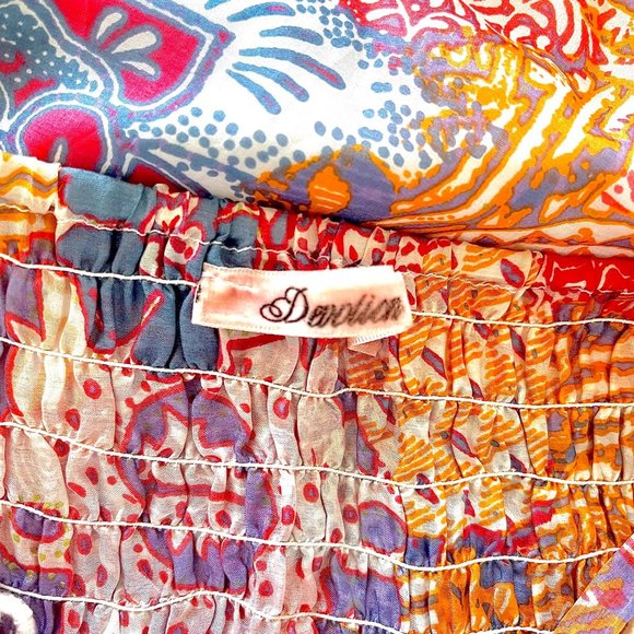 Devotion Pink Floral Silk & Lace Maxi Dress One Size - Picture 6 of 14